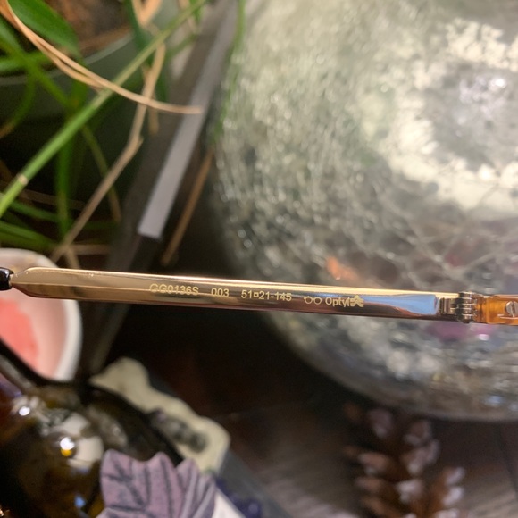 Authentic GUCCI 51 Square Acetate Metal logo sunglasses - Picture 12 of 15